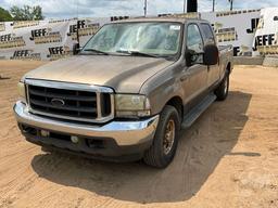 2004 FORD F-250 SUPER DUTY CREW CAB PICKUP VIN: 1FTNW20P94EB89396