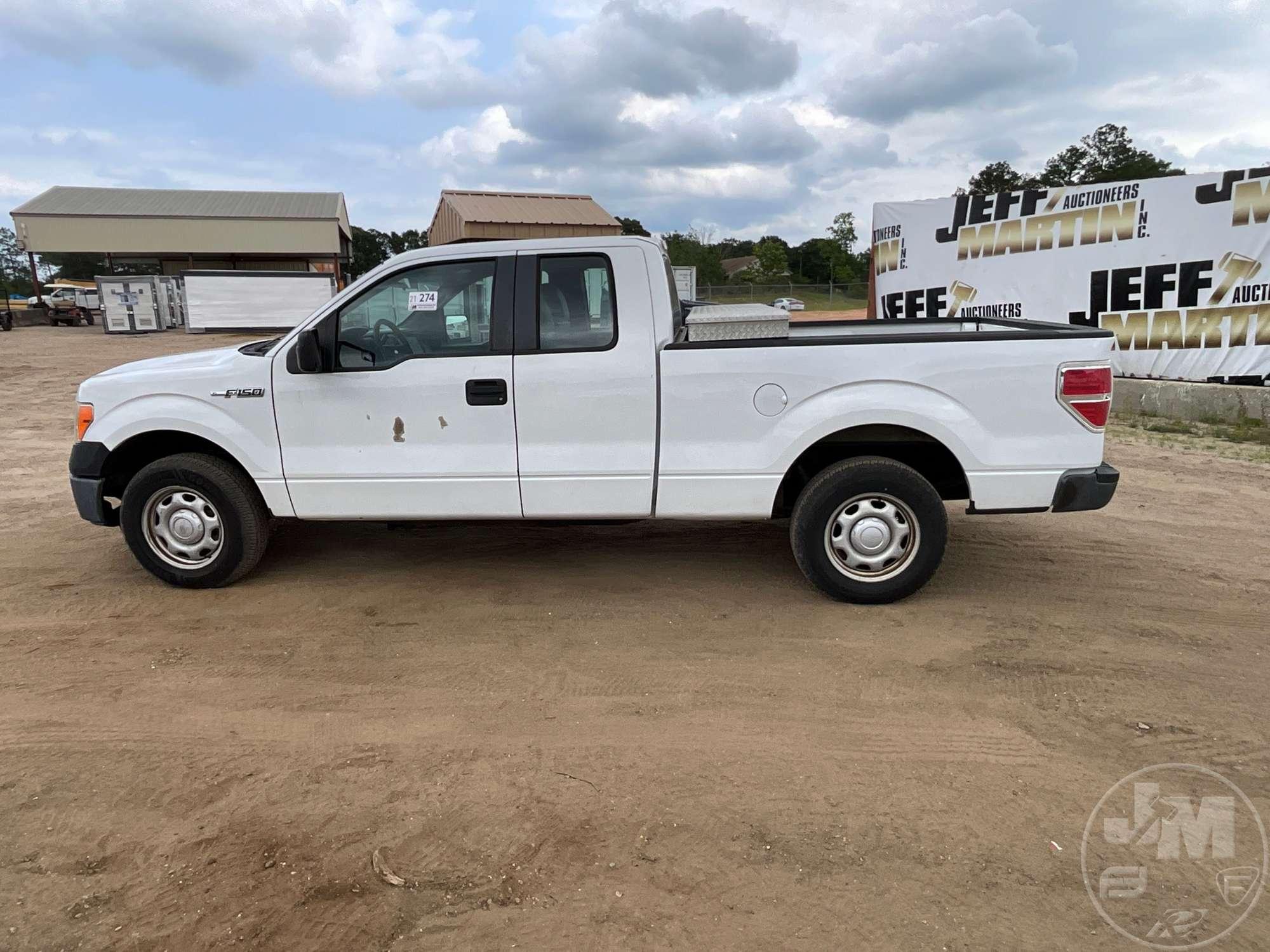 2011 FORD F-150 EXTENDED CAB PICKUP VIN: 1FTFX1CF1BFD15725