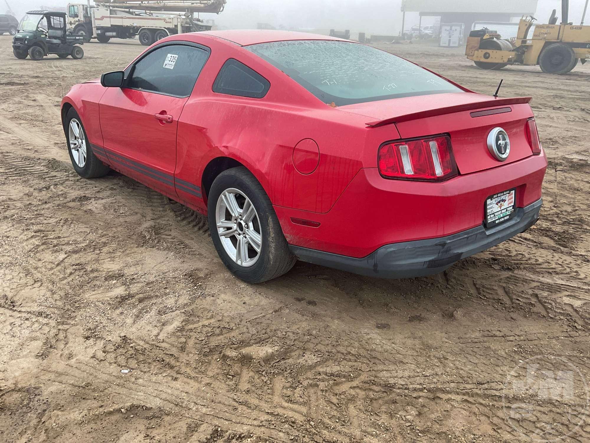 2010 FORD MUSTANG VIN: 1ZVBP8AN2A5137505 2WD