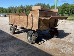 6’......6”...... X 10’...... HAY WAGON WITH SEATS, ELECTRIC BRAKES, CUSHIONS