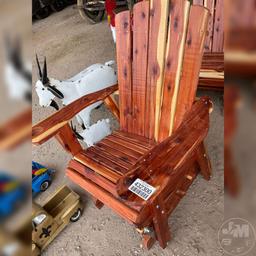 CEDAR WOOD GLIDING CHAIR