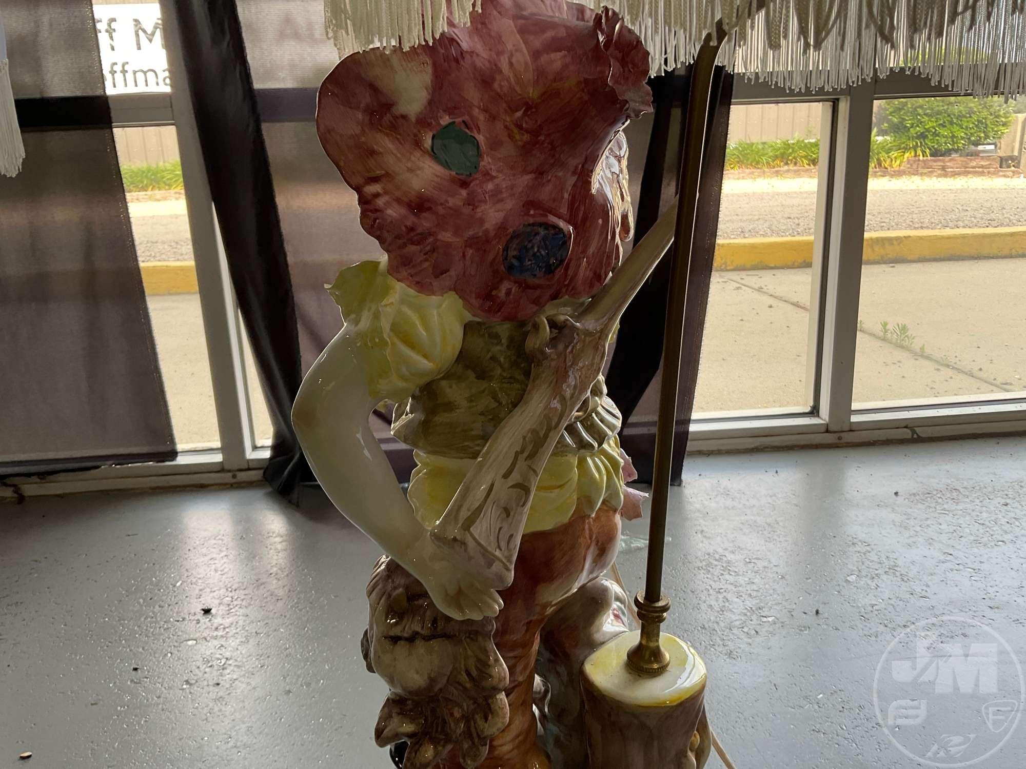 ANTIQUE CAPODIMONTE LAMP