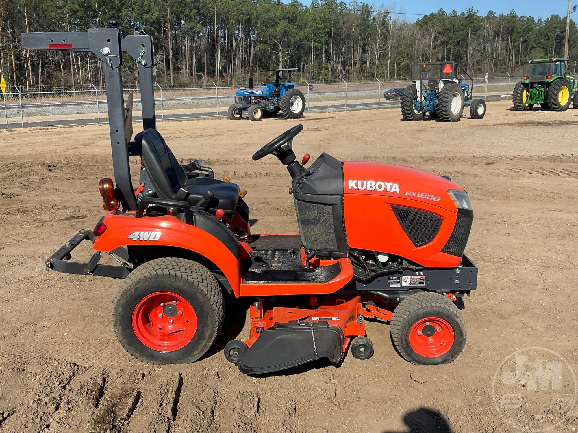 KUBOTA BX1880 W/ MOWER SN: 10834