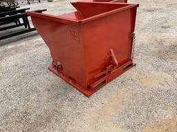 UNUSED STANDARD DUTY 2 CY CAPACITY DUMPING HOPPER