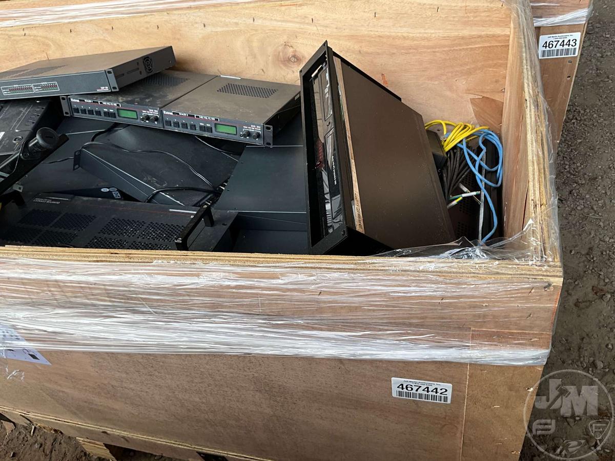 1 CRATE OF VARIOUS ELECTRONIC ITEMS , APC BATTERY BACKUP&