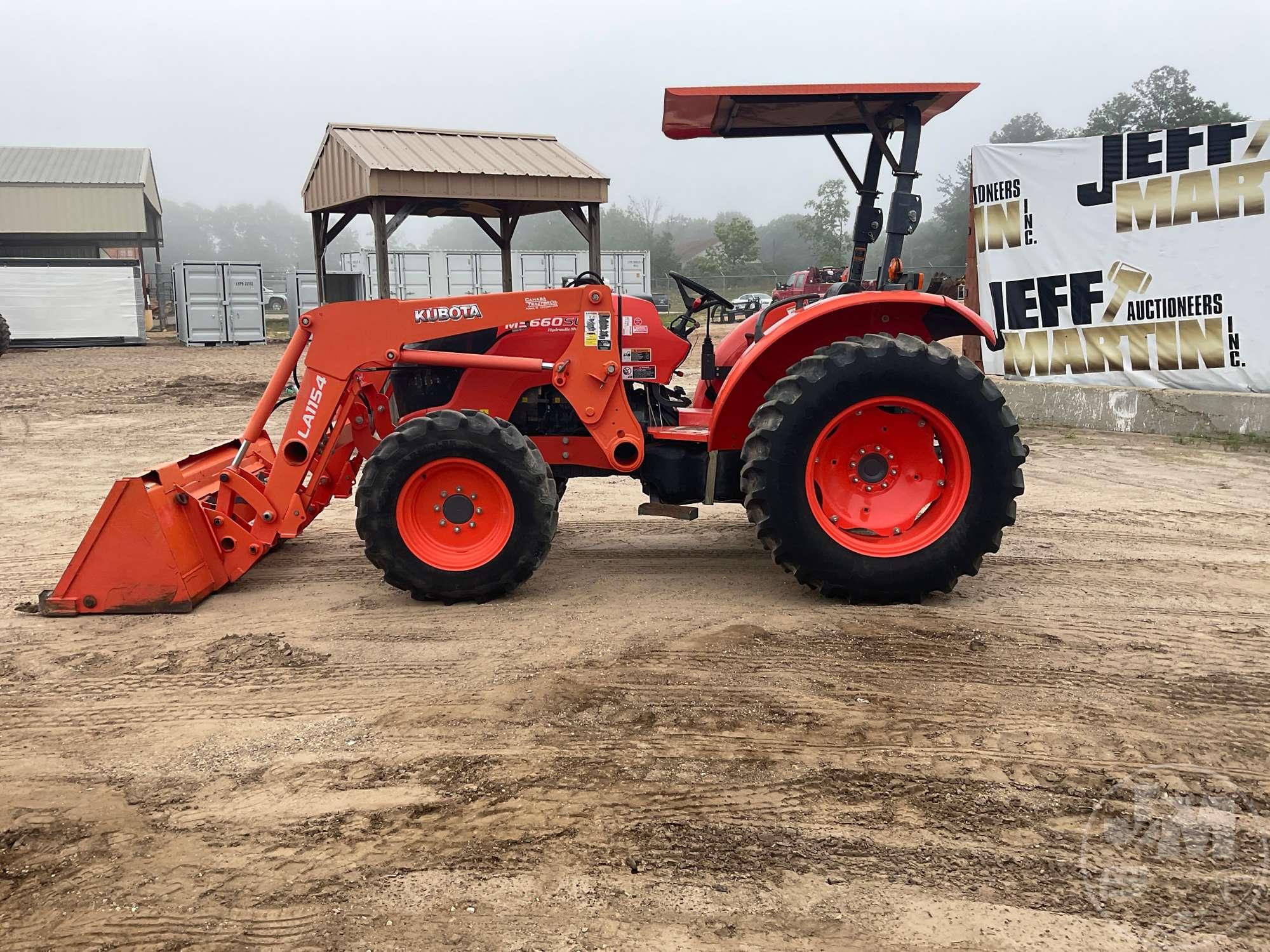 KUBOTA M5660SUD 4X4 TRACTOR W/ LOADER SN: 50736