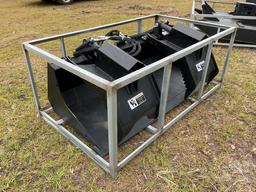 DUAL CYLINDER GRAPPLE BUCKET 72 INCHES