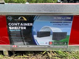 2024 GOLD MOUNTAIN C2020 DOME CONTAINER SHELTER, 20' X 20',