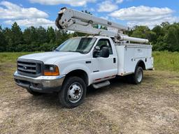 1999 FORD F-550 S/A BUCKET TRUCK G3-32IP-TBFS1 VIN: 1FDAF56F6XEC72007