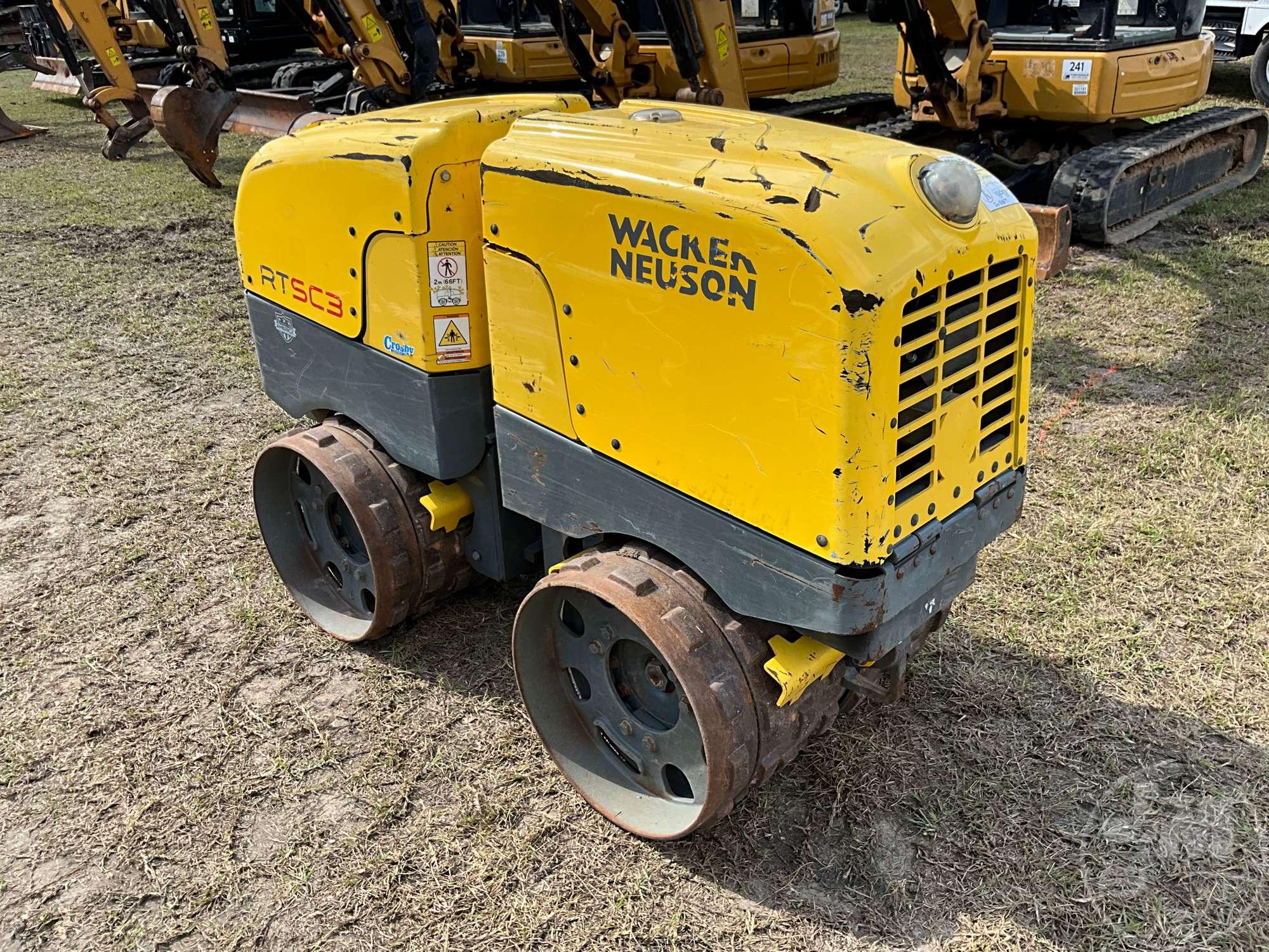 WACKER NEUSON RTSC3 TANDEM VIBRATORY ROLLER