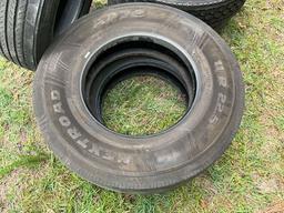 QTY OF (4) 11R22.5 TIRES & (1) 295/75R22.5