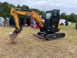 2022 SANY SY35U MINI EXCAVATOR SN: SY0039CC07058