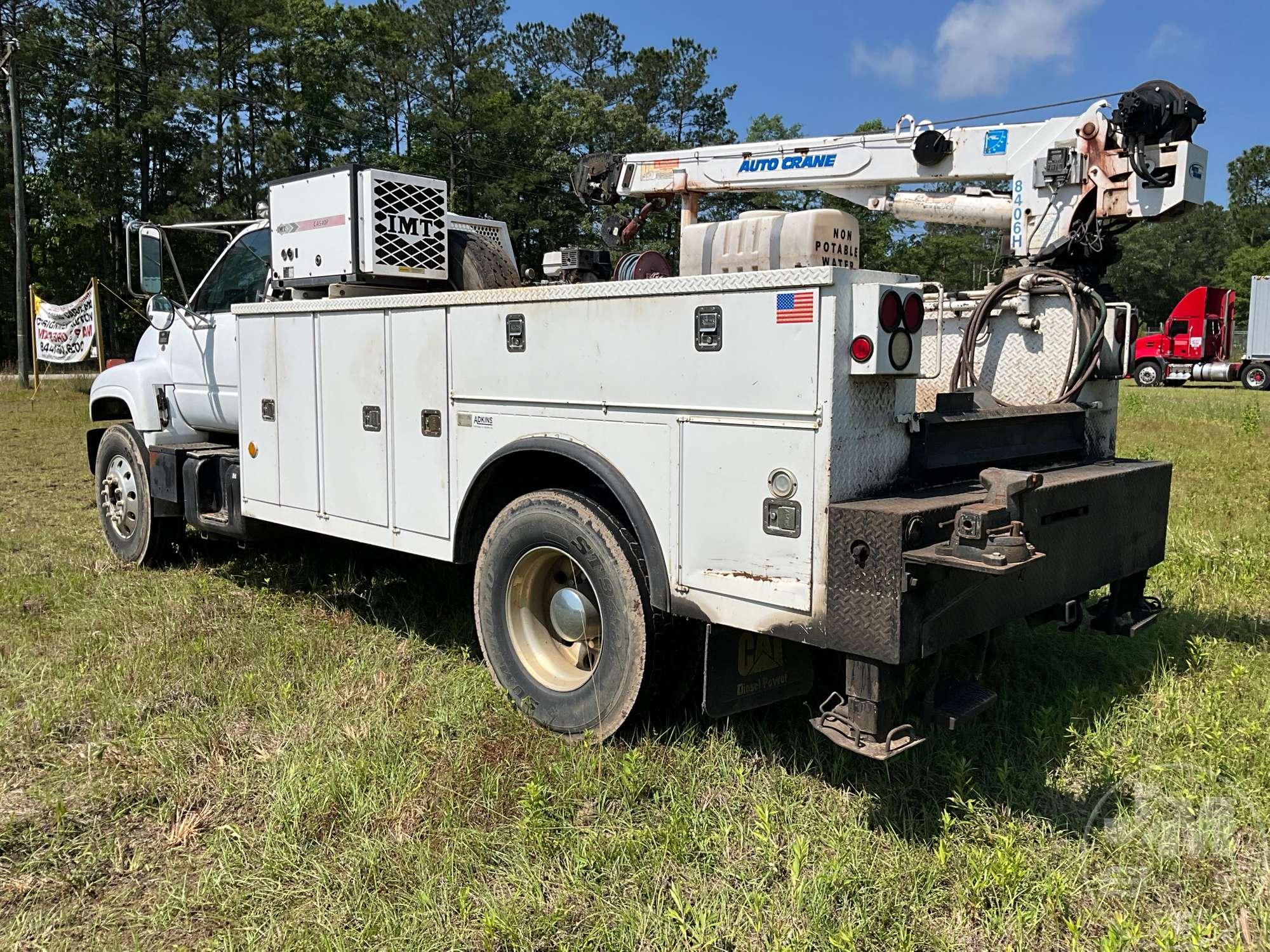 2002 CHEVROLET C6500 S/A MECHANICS TRUCK VIN: 1GBK7H1C62J509913