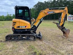 2022 SANY SY35U MINI EXCAVATOR SN: SY0039CC07058