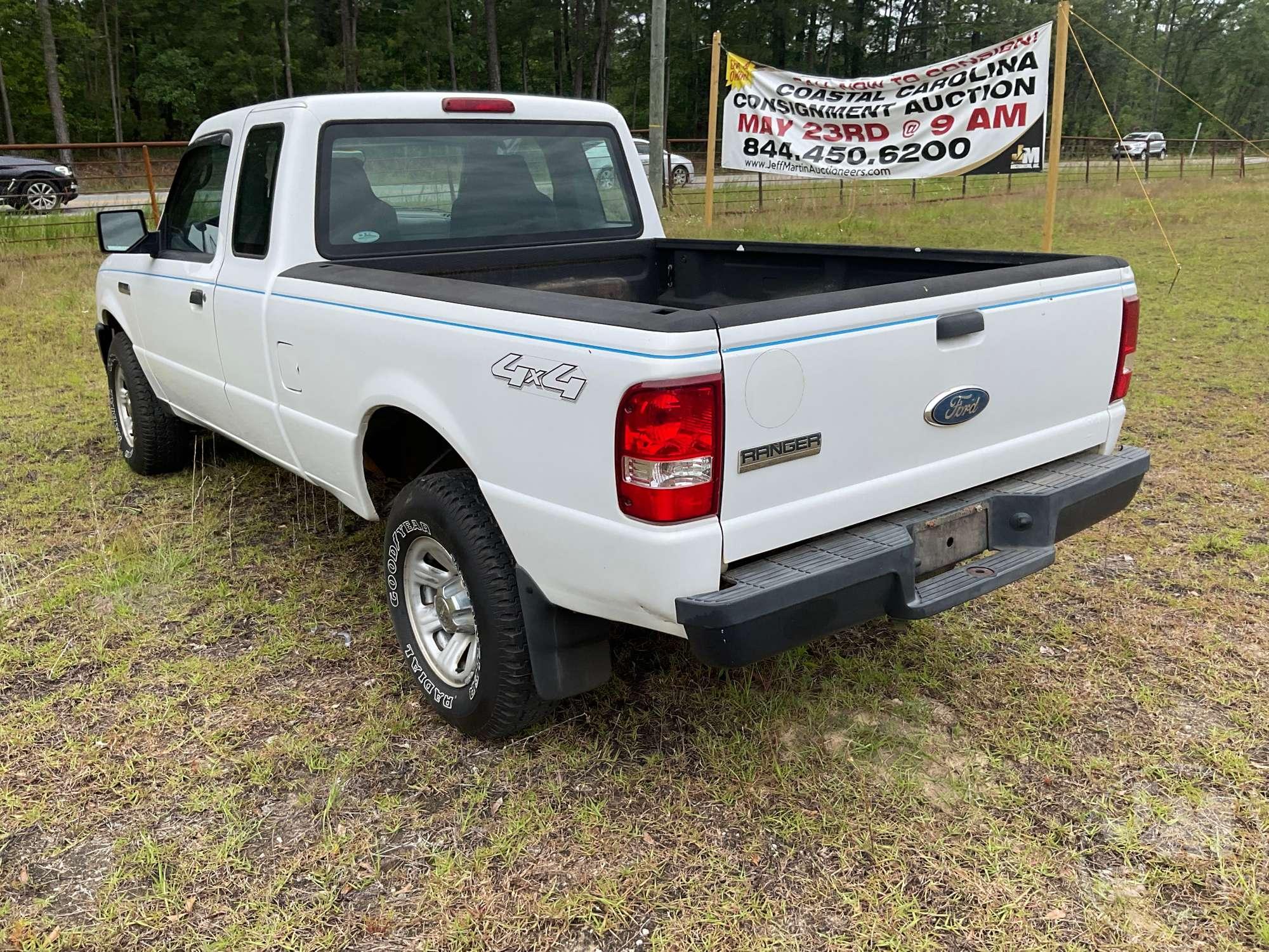 2007 FORD RANGER REGULAR CAB 4X4 PICKUP VIN: 1FTYR15E17PA79876