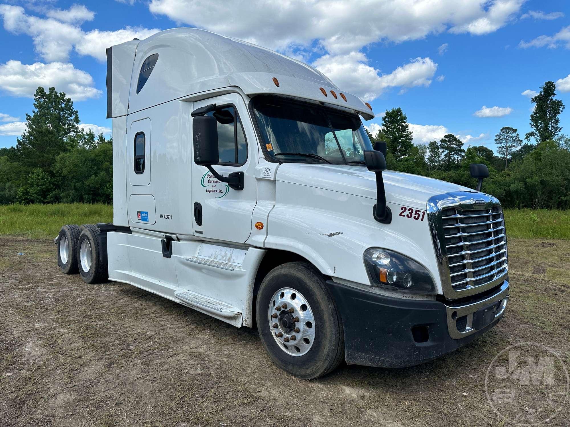 2016 FREIGHTLINER CASCADIA TANDEM AXLE TRUCK TRACTOR VIN: 1FUJGLD50GLGZ4278