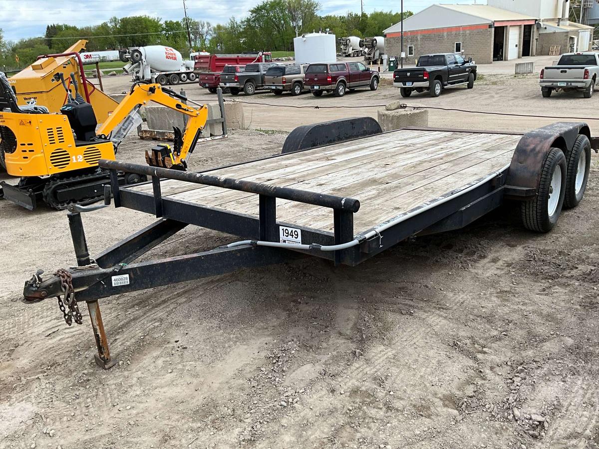 2000 CAR HAULER TRAILER 7'X16' VIN: 154DH162XYT006140