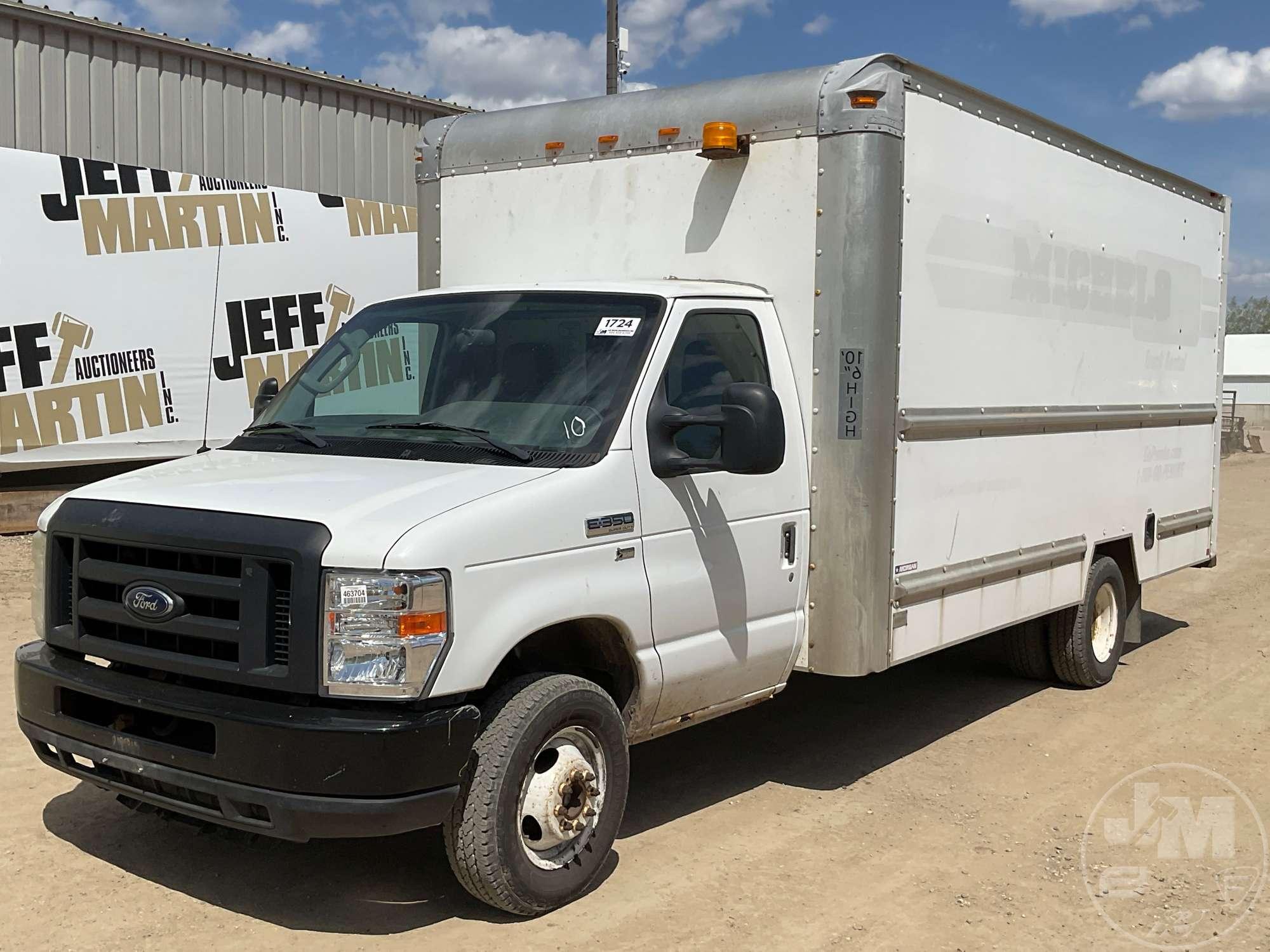 2010 FORD E-350 SUPER DUTY SINGLE AXLE VAN TRUCK VIN: 1FDWE3FL2ADA39533