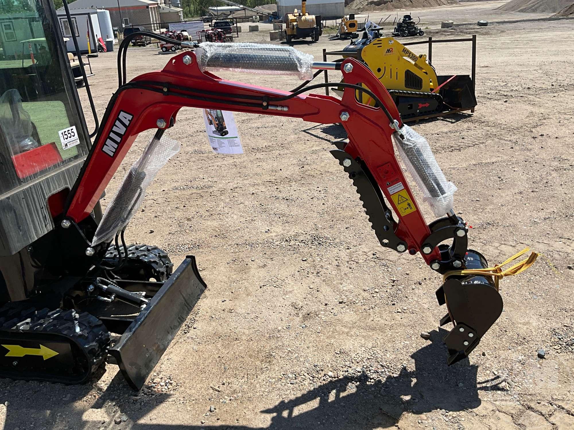 2024 MIVA VA13 MINI EXCAVATOR SN: VA13C240527