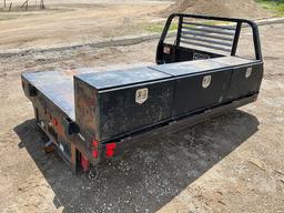 MONROE STEEL 8’...... FLAT BED TRUCK BODY WITH TOOLBOXES