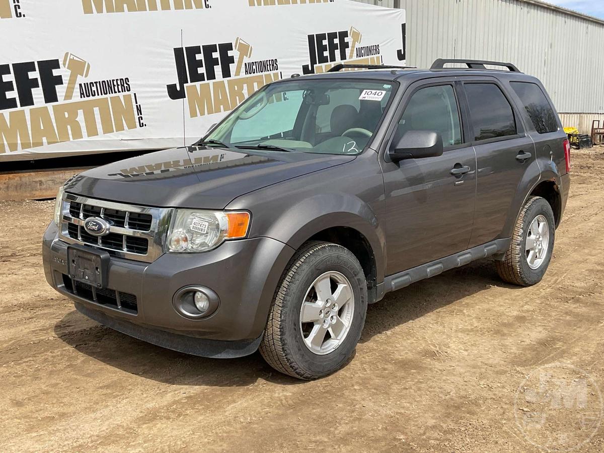 2012 FORD ESCAPE VIN: 1FMCU0DG8CKA17836 FWD