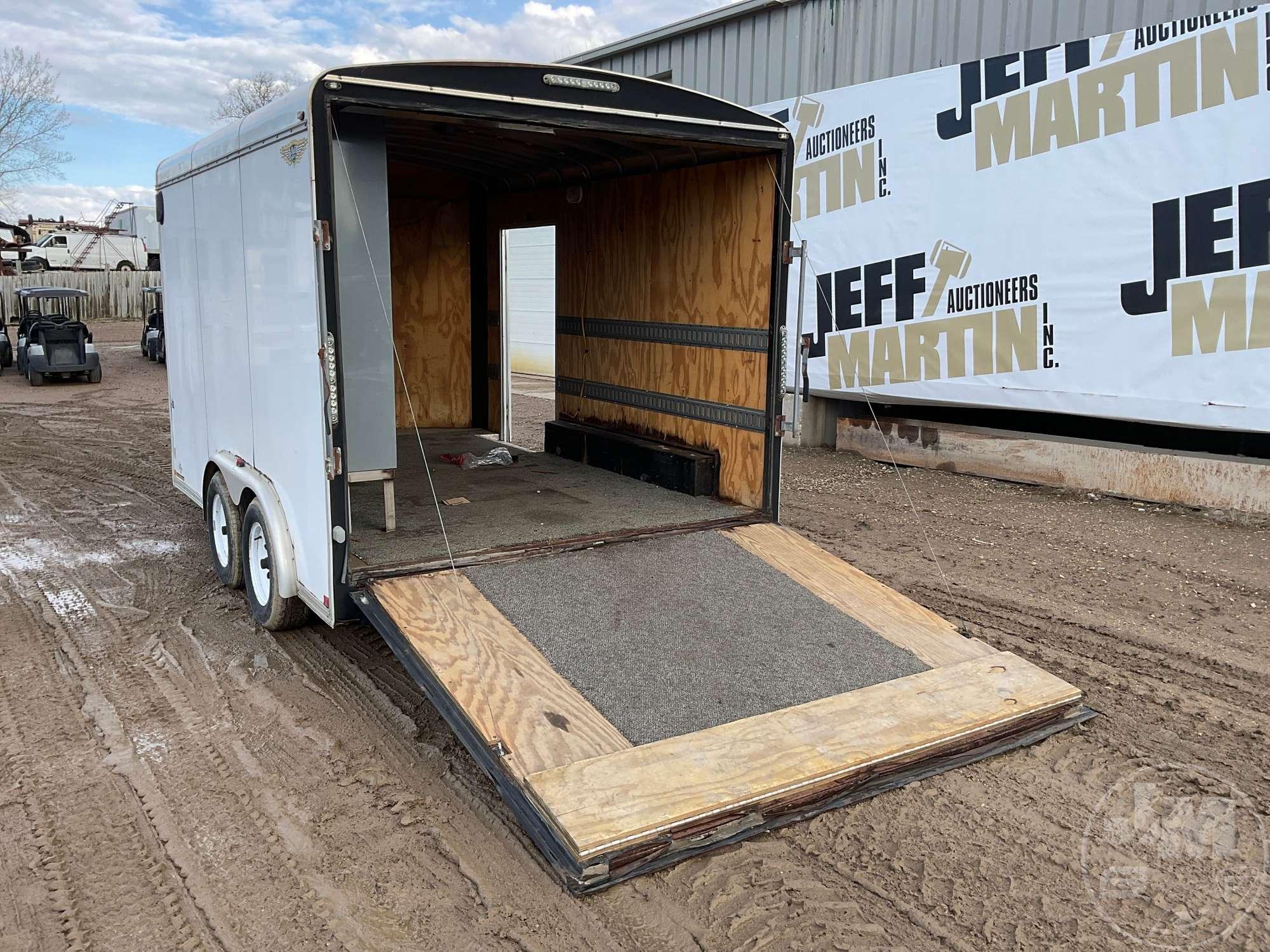 2004 H&H ENCLOSED TRAILER 8'X14'