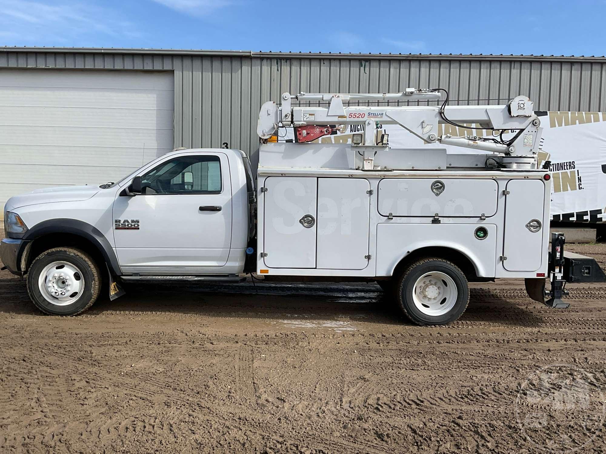 2014 RAM 5500 HEAVY DUTY S/A MECHANICS TRUCK VIN: 3C7WRMBLXEG115094