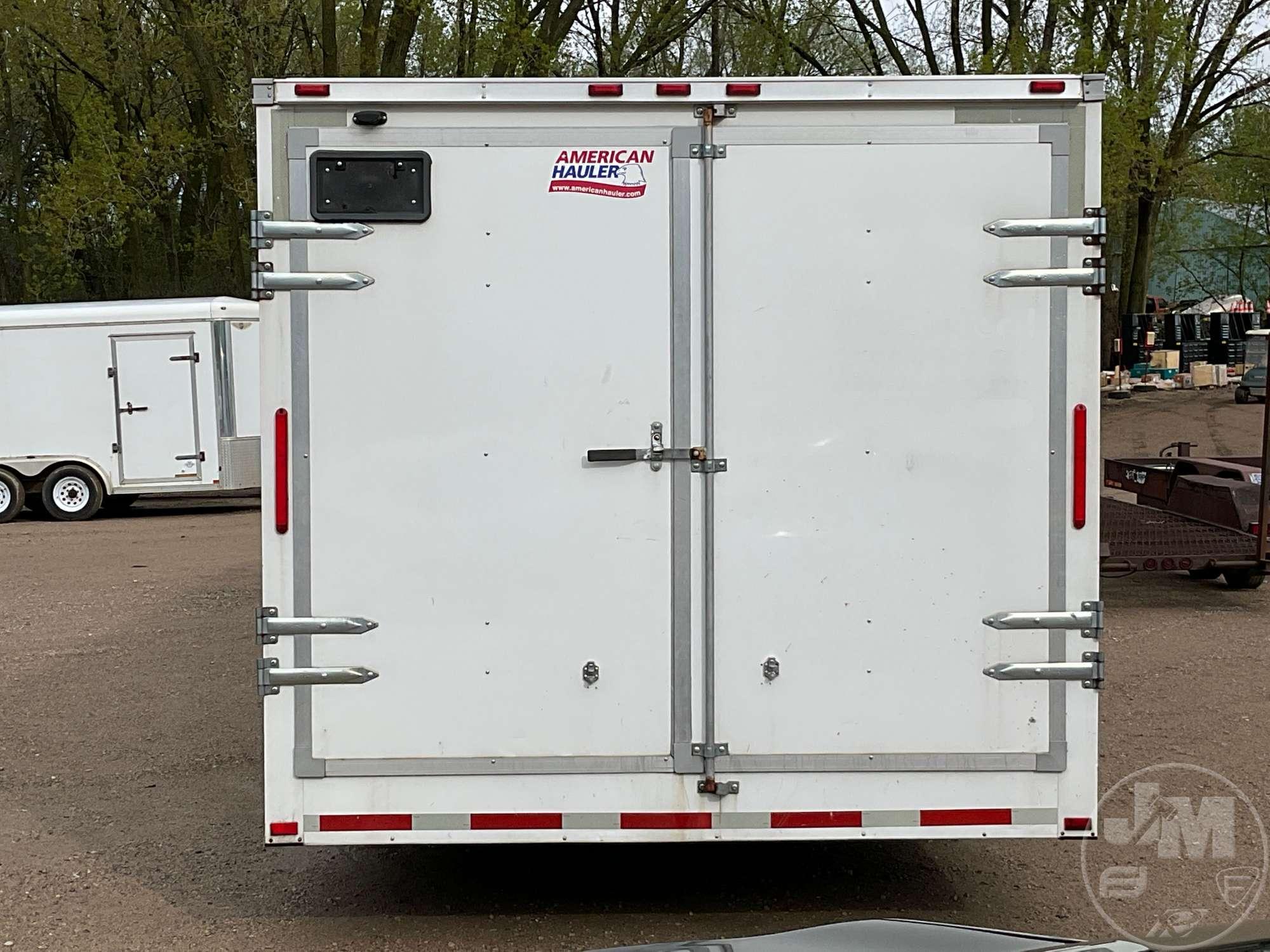 2015 AMERICAN HAULER INDUSTRIES ENCLOSED TRAILER 8'X30' VIN: 593200P29F1048890