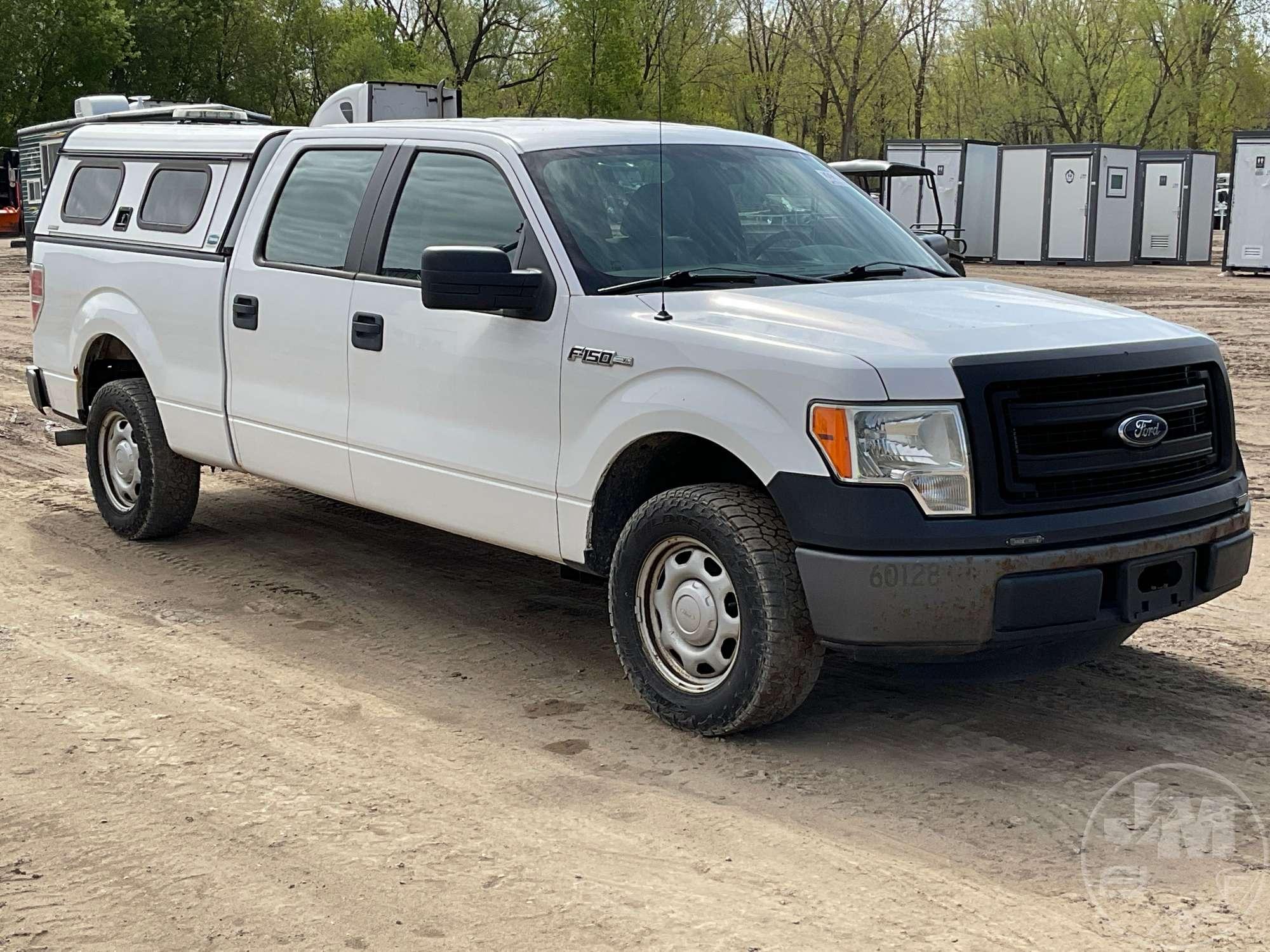 2013 FORD F-150 CREW CAB PICKUP VIN: 1FTFW1CF4DKD10709