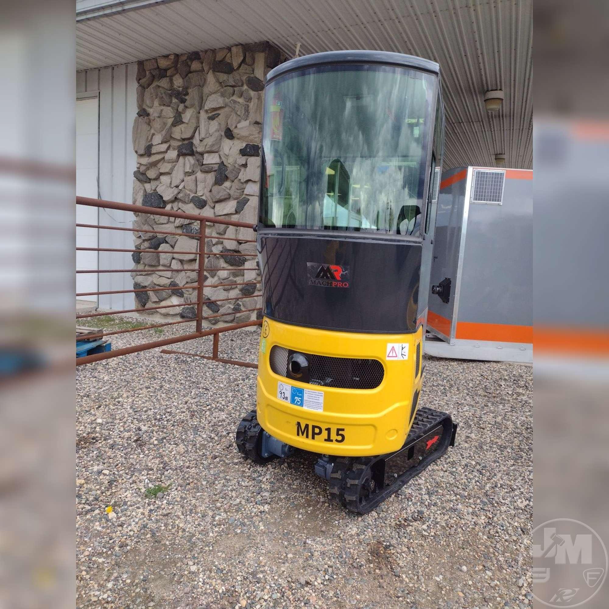 2024 MACHPRO MP15 MINI EXCAVATOR SN: SLP2415080114