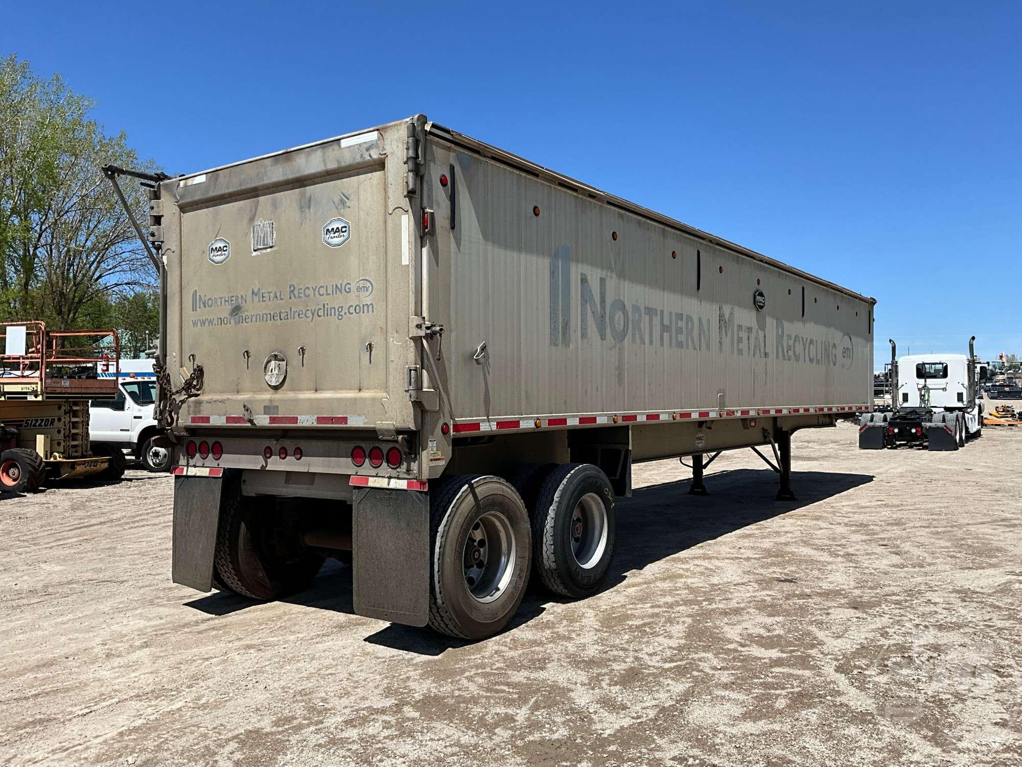 2014 MAC TRAILER MANUFACTURING MAC TRAILER MANUFACTURING 40' ALUMINUM  DUMP TRAILER VIN: 5MADA4025EC