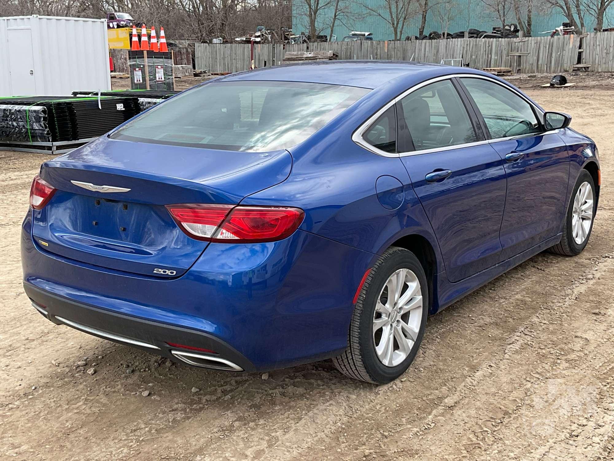 2016 CHRYSLER 200 VIN: 1C3CCCAG3GN122449 FWD