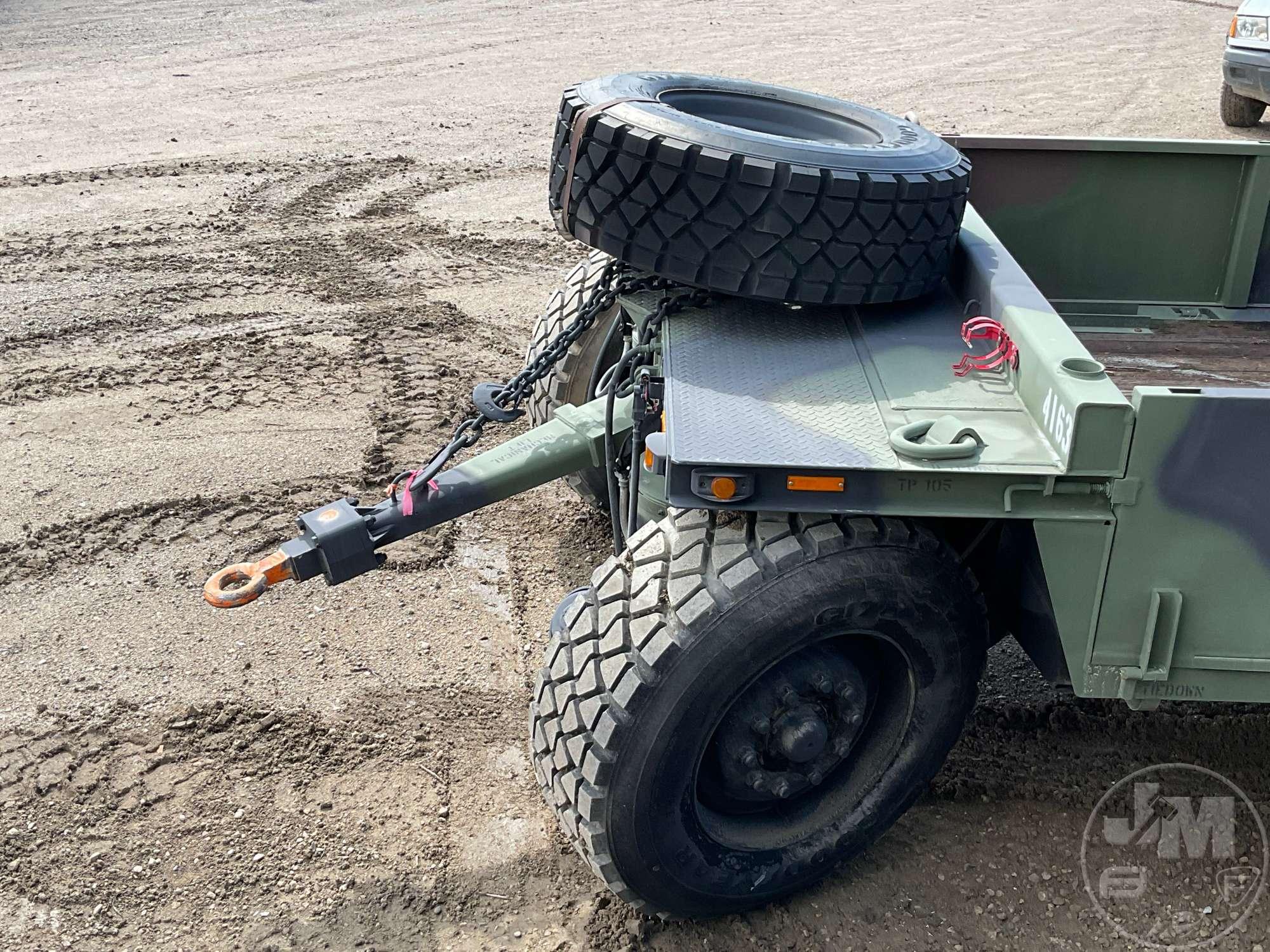 2010 DRS SUSTAINMENT SYSTEMS M989A1 VIN: NW2FE2 4163 T/A HEAVY EXPANDED MOBILITY AMMUNITION TRAILER