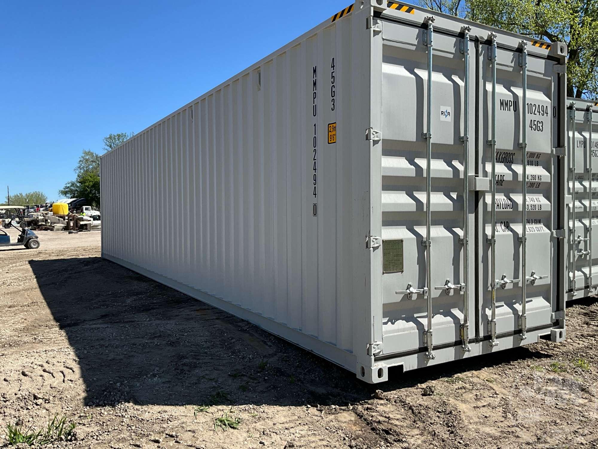 2023 CTN 40' CONTAINER SN: MMPU1024940