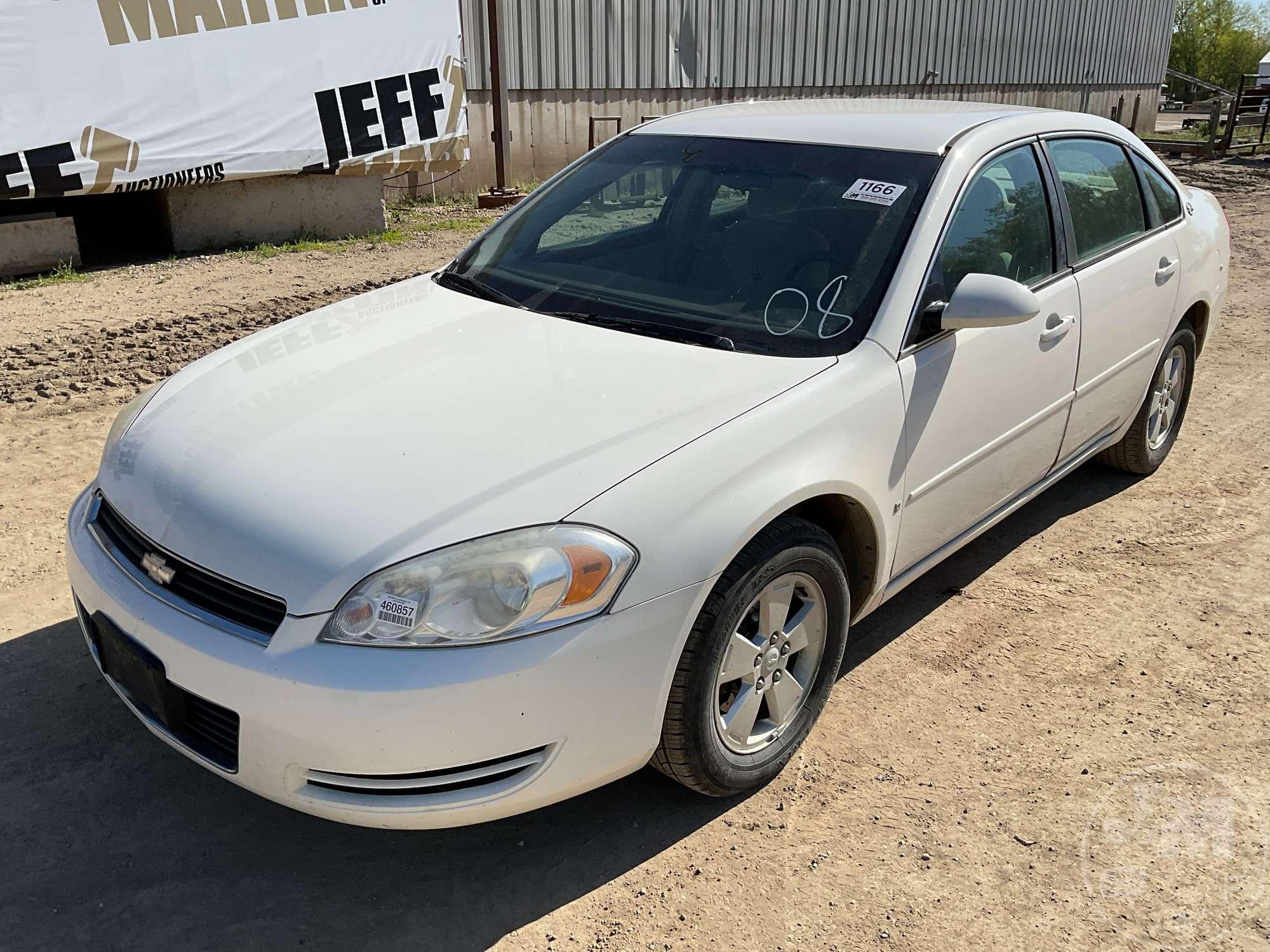 2008 CHEVROLET IMPALA VIN: 2G1WT55N189119320 FWD