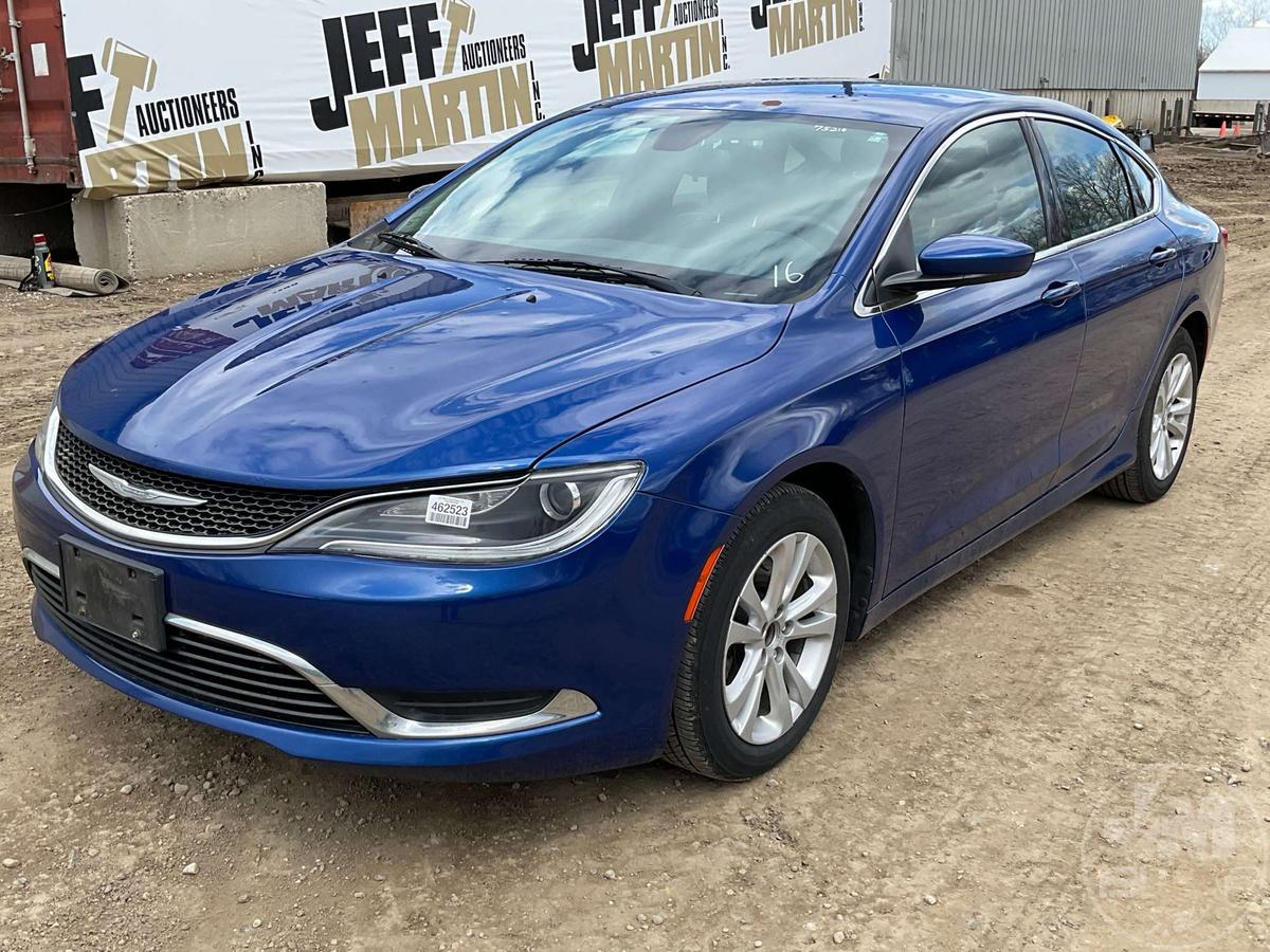 2016 CHRYSLER 200 VIN: 1C3CCCAG3GN122449 FWD