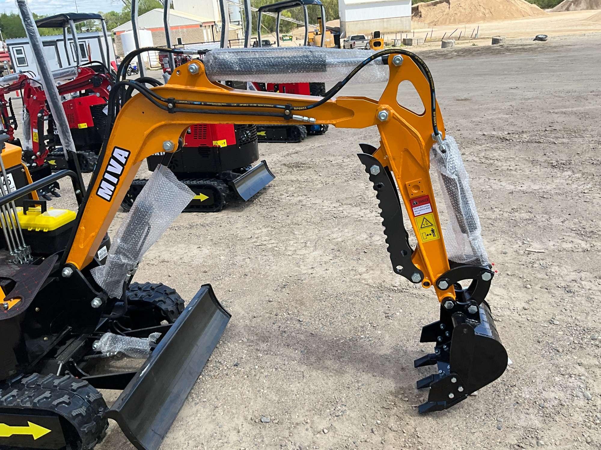 2024 MIVA VA15 MINI EXCAVATOR SN: VA15240422