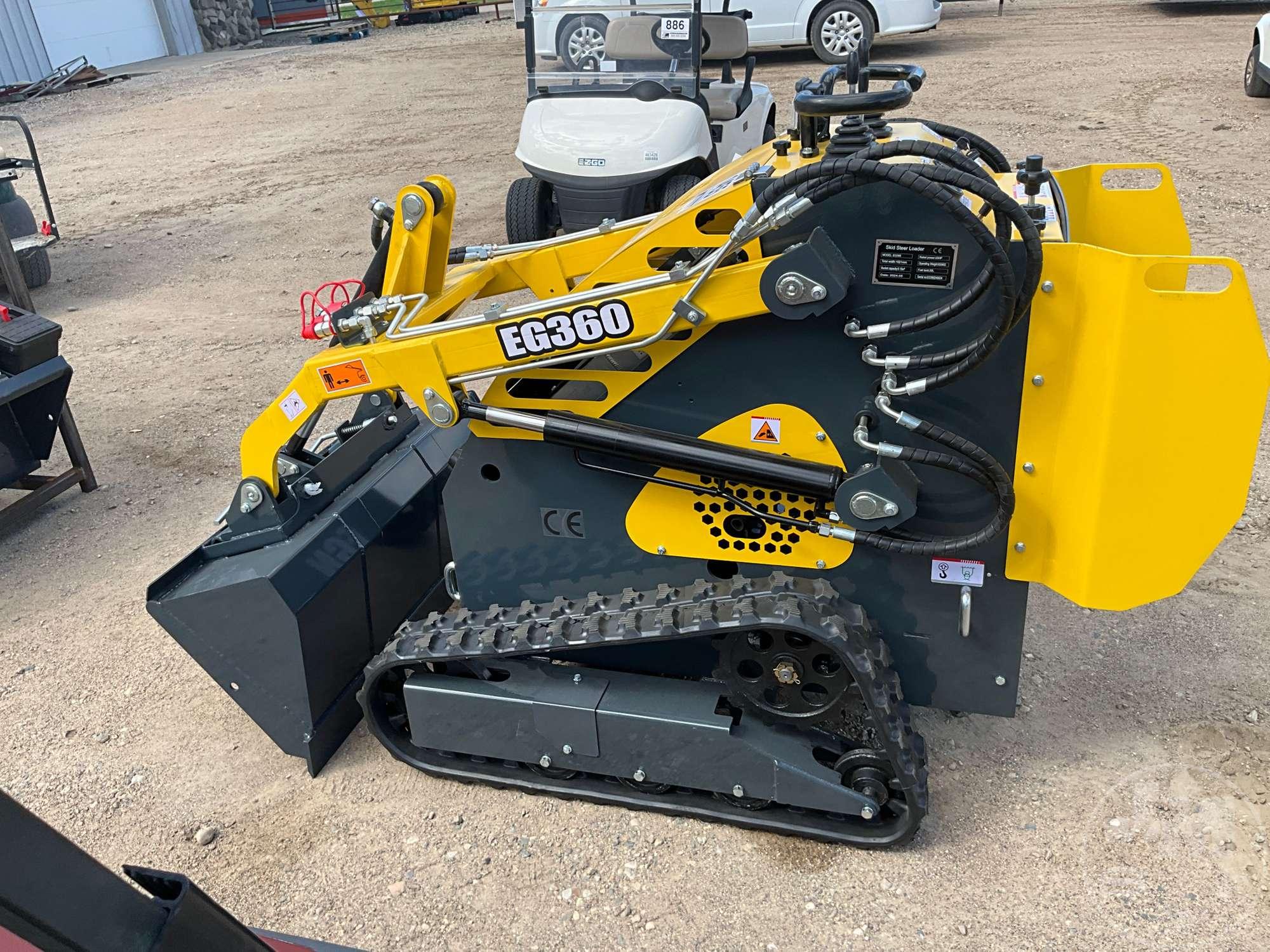 UNUSED, 2024 EGN MODEL EG360 STAND ON MULTI TERRAIN LOADER SN: EG360240524