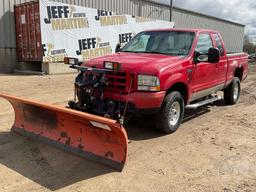 2003 FORD F-350 EXTENDED CAB 4X4 PICKUP VIN: 1FTSX31L03ED44370