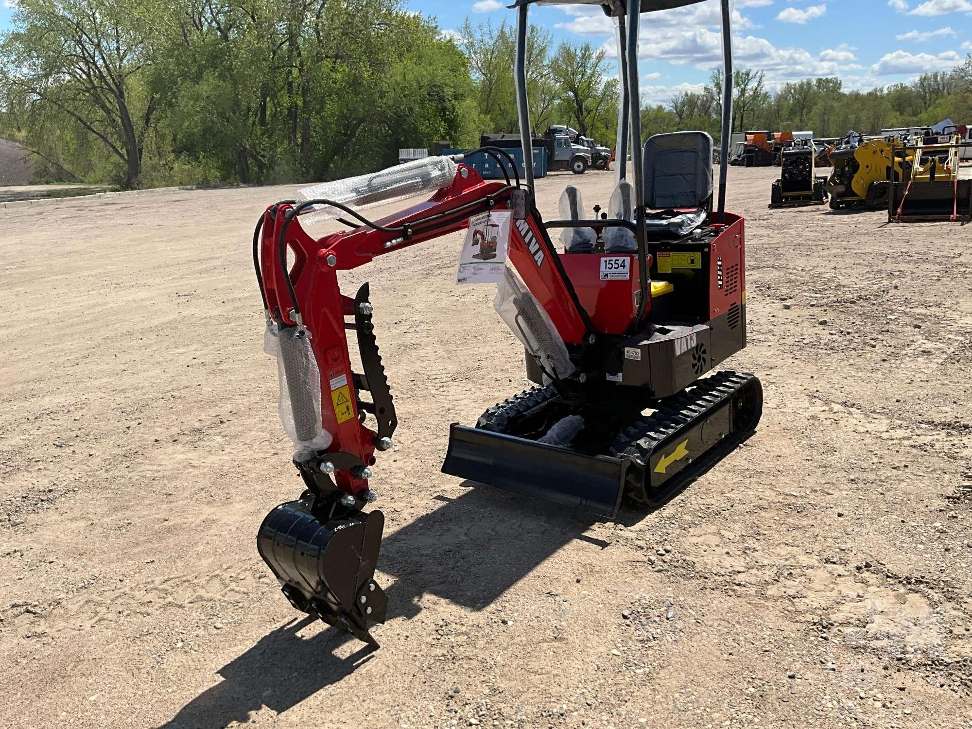 2024 MIVA VA13 MINI EXCAVATOR SN: VA132404165