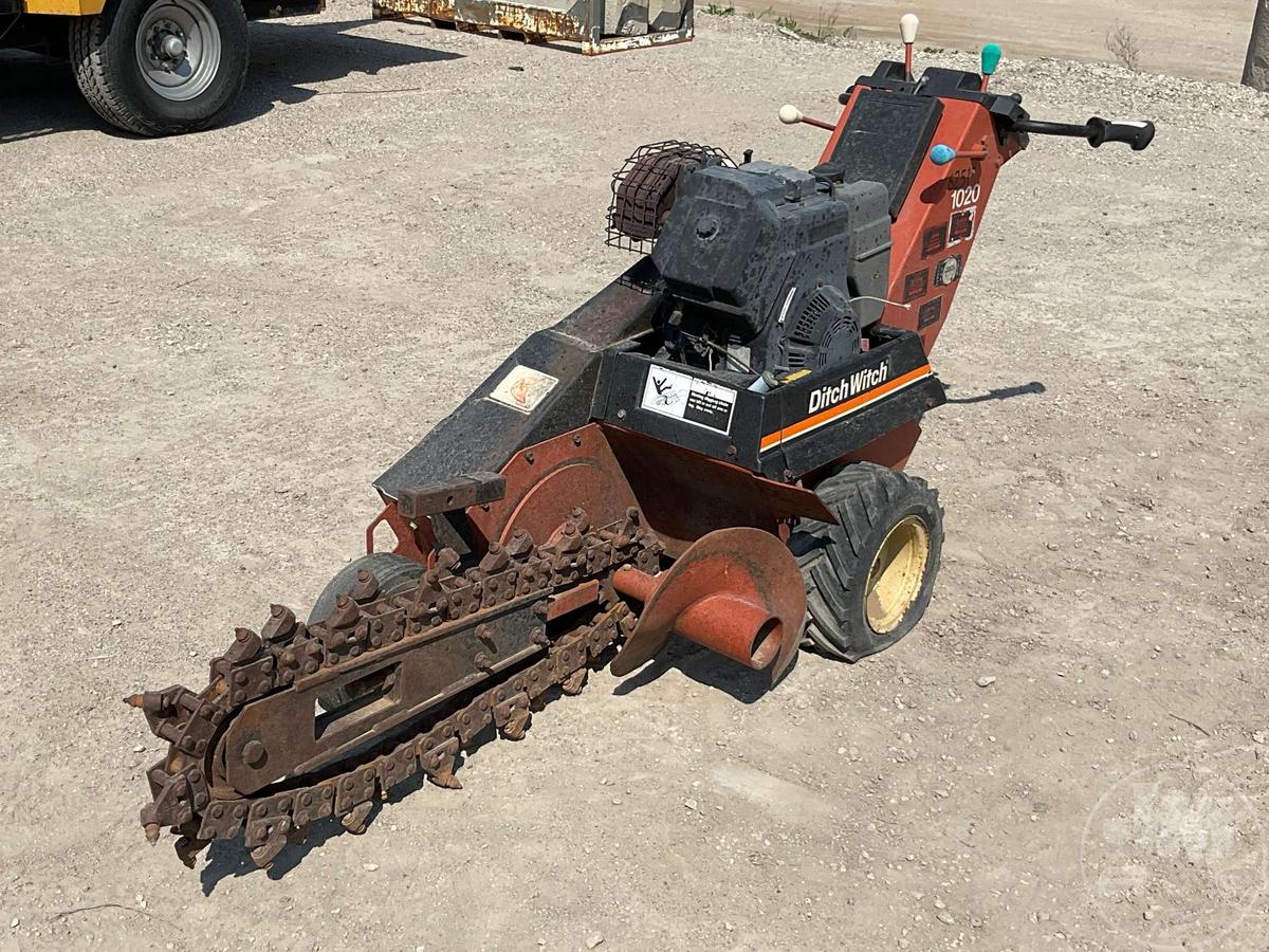 1992 DITCH WITCH 1020 WALK BEHIND SN: 1J1601