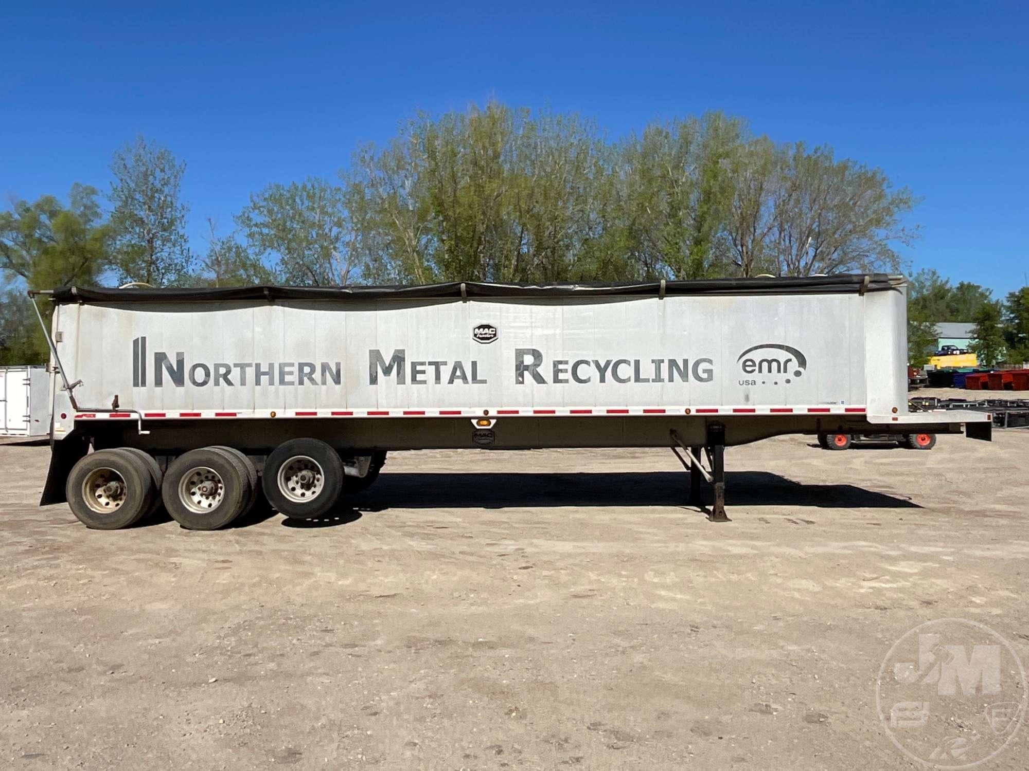 2014 MAC TRAILER MANUFACTURING MAC TRAILER MANUFACTURING 36' ALUMINUM  DUMP TRAILER VIN: 5MADA3632EC