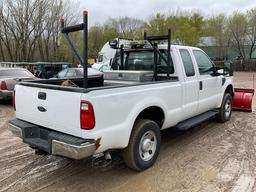 2008 FORD F-250 EXTENDED CAB 4X4 PICKUP VIN: 1FTSX21538EB77439
