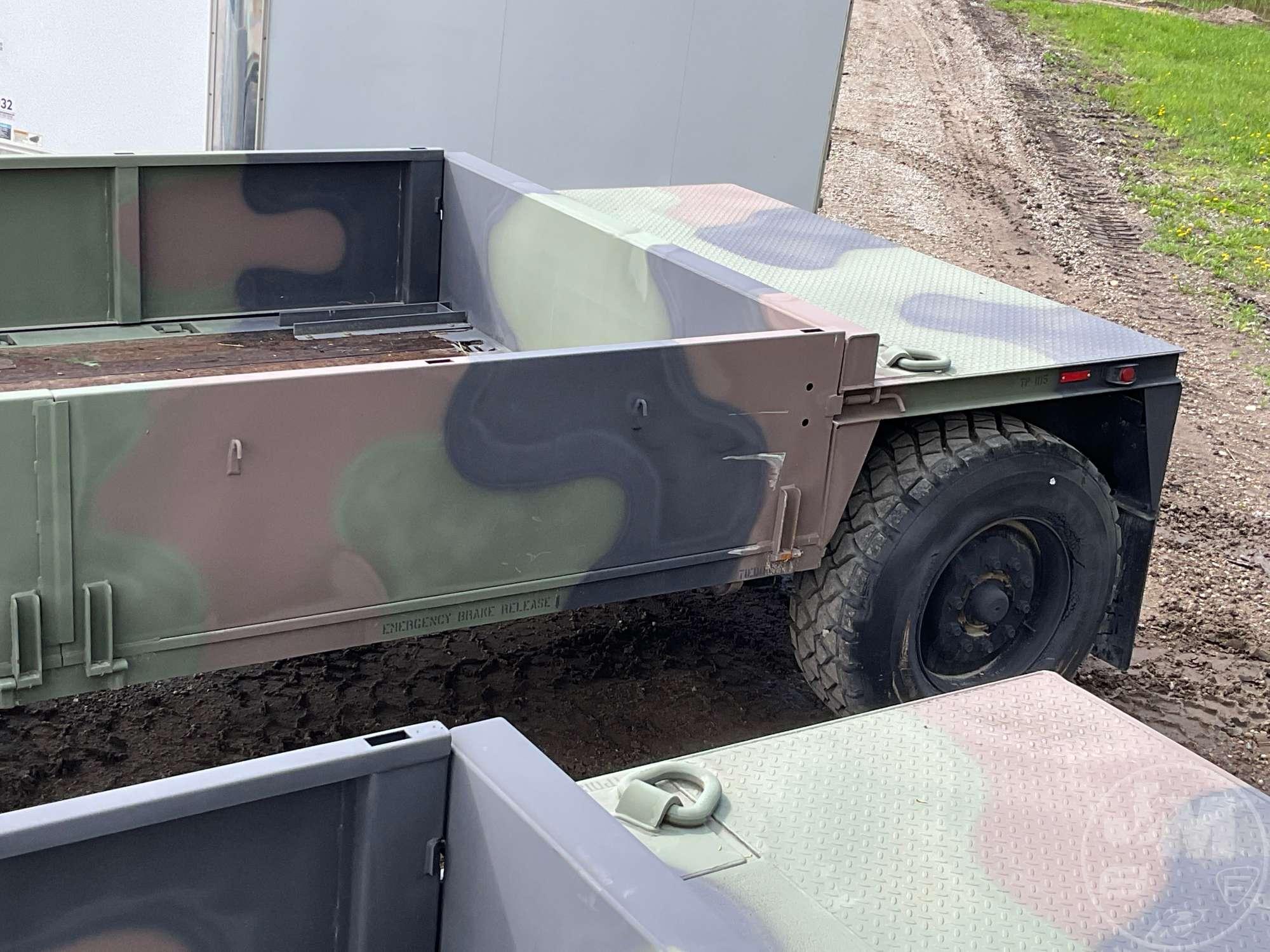 2010 DRS SUSTAINMENT SYSTEMS M989A1 VIN: NW2FE2 4163 T/A HEAVY EXPANDED MOBILITY AMMUNITION TRAILER