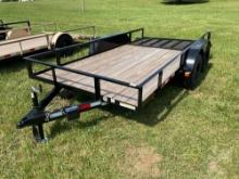 2024 TRIPLE CROWN TRAILERS, INC TRIPLE CROWN TRAILERS, INC UTILITY TRAILER 6'X14' VIN: 1XNBU1429R203