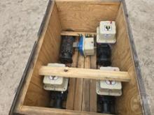 CRATE OF 3 IN. 600 LB CYCLONIC VALVES