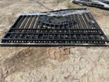 UNUSED 2024 GREATBEAR 20 FT BI-PARTING IRON GATE W/DEER MOTIF