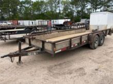 2001 PERKINS 20 FT T/A UTILITY TRAILER VIN: 44CPB202X1T024348