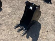 UNUSED CATERPILLAR 303-1331 SN: HD140900063 16 IN. BUCKET TO FIT 305/306 MINI EXCAVATOR