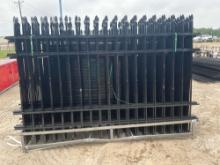 UNUSED 2024 EINGP F10 10 FT WROUGHT IRON SITE FENCE